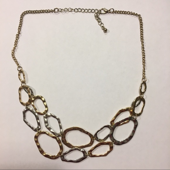 Jewelry - Silver and Gold Loop Necklace Jewelry - Silver and Gold Loop Necklace